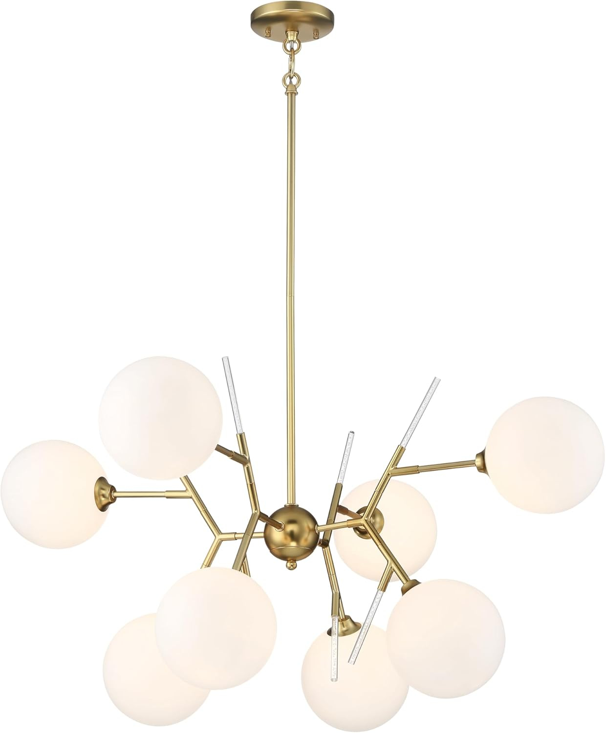P1488-248-George Kovacs Lighting-8 Light Chandelier-36 Inches Wide by 26 Inches Tall -Traditional Installation