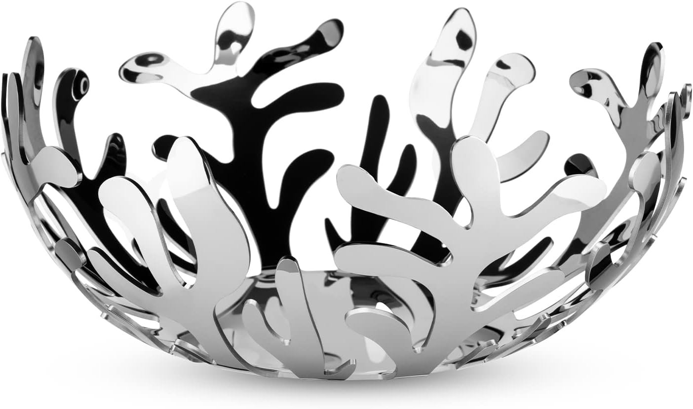Alessi Mediterraneo Fruit Holder Stainless Steel / Cm 25 || Inch 9¾"