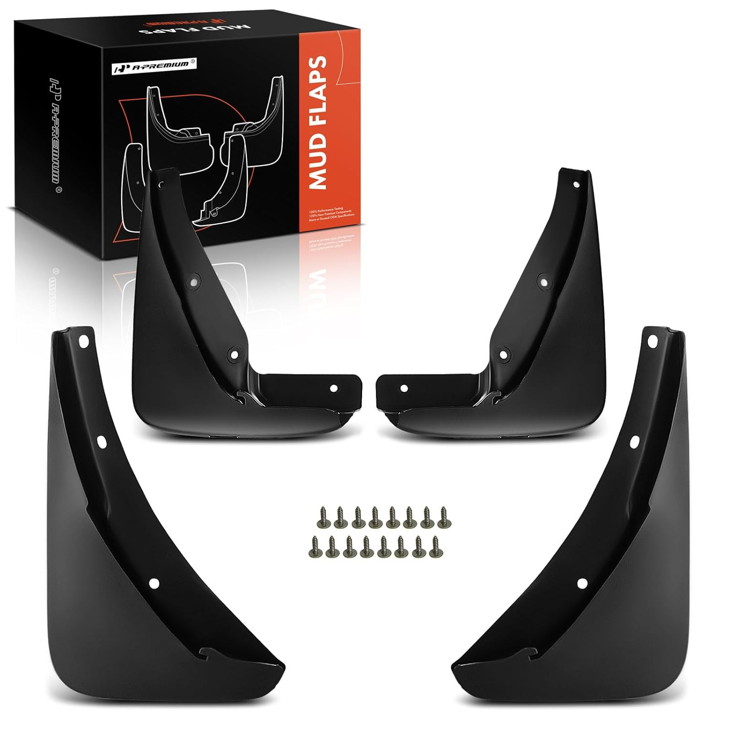 A-Premium Splash Guards Mud Flaps Replacement for Dodge Challenger 2015-2019 (Not for Widebody Coupe) Front and Rear 4-PC Set