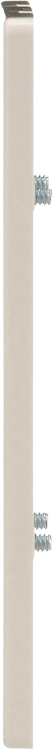 Light Almond Polycarbonate 2-Gang Screwless Toggle Switch Wall Plate