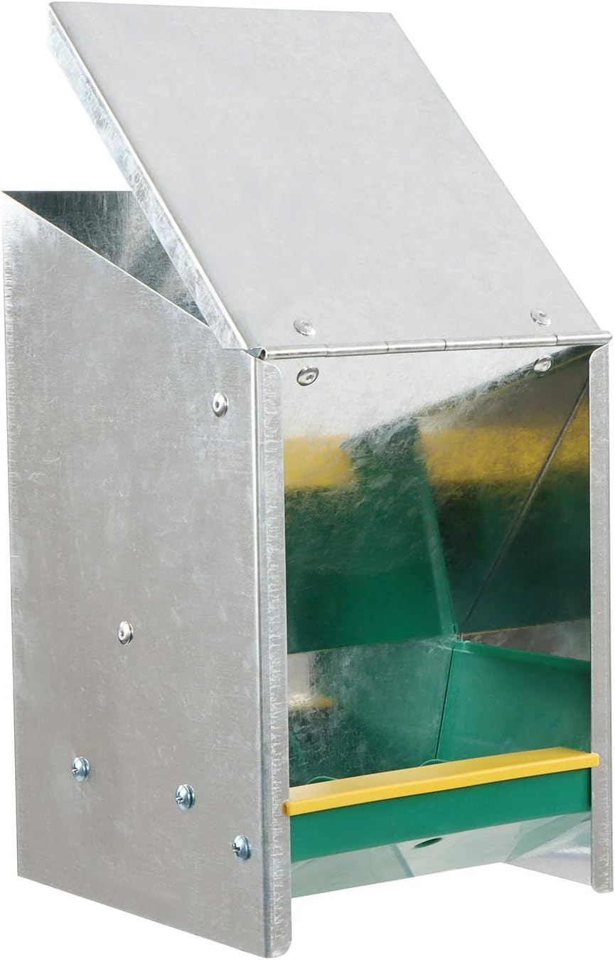 Rural365 Automatic Chicken Feeder System - 5.5 lb. Capacity Galvanized Feeder