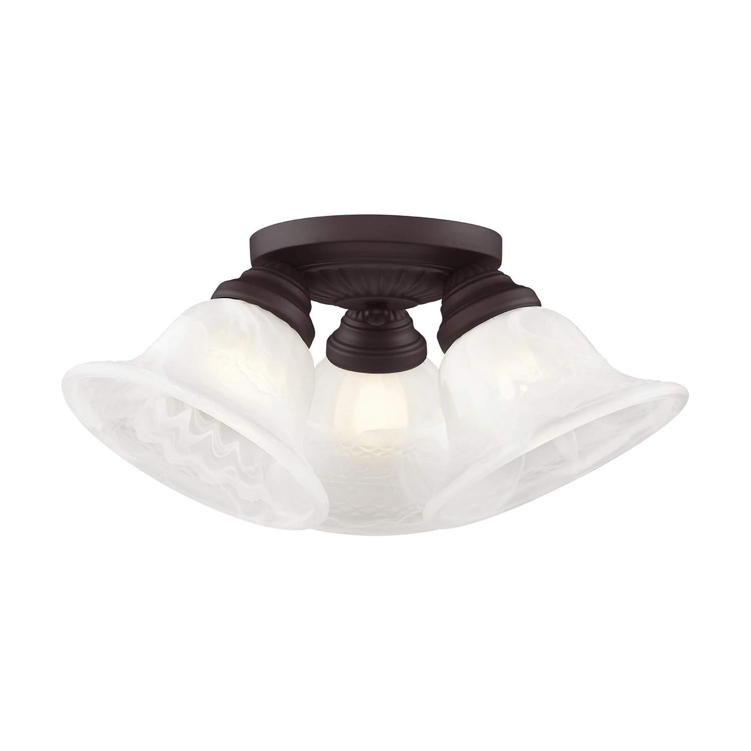 Livex Lighting Edgemont 3 - Light Flush Mount in  Bronze