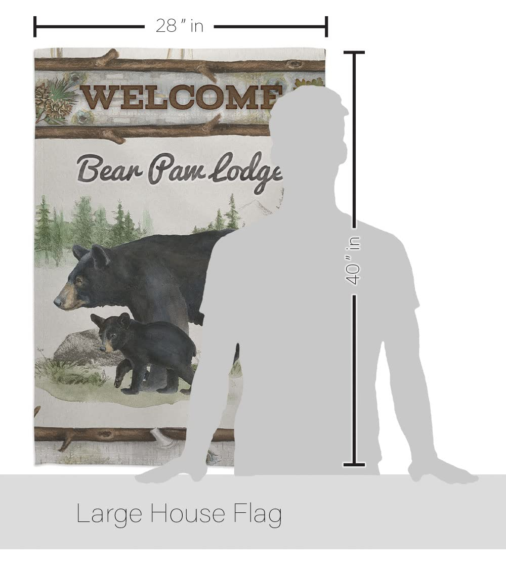 Breeze Decor Double Sided 40'' H x 28'' W Polyester Animal House Flag