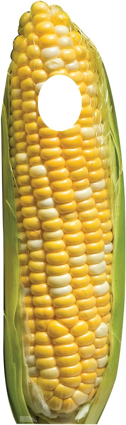 Cardboard People Corn on The Cob Stand-in Life Size Cardboard Cutout Standup