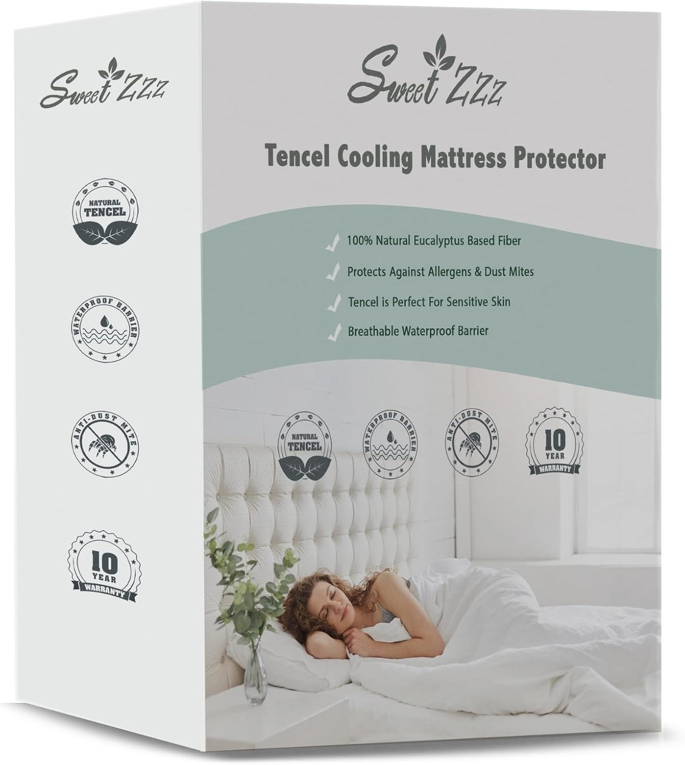 Sweet Zzz Water Proof Cooling Mattress Covers and Protector