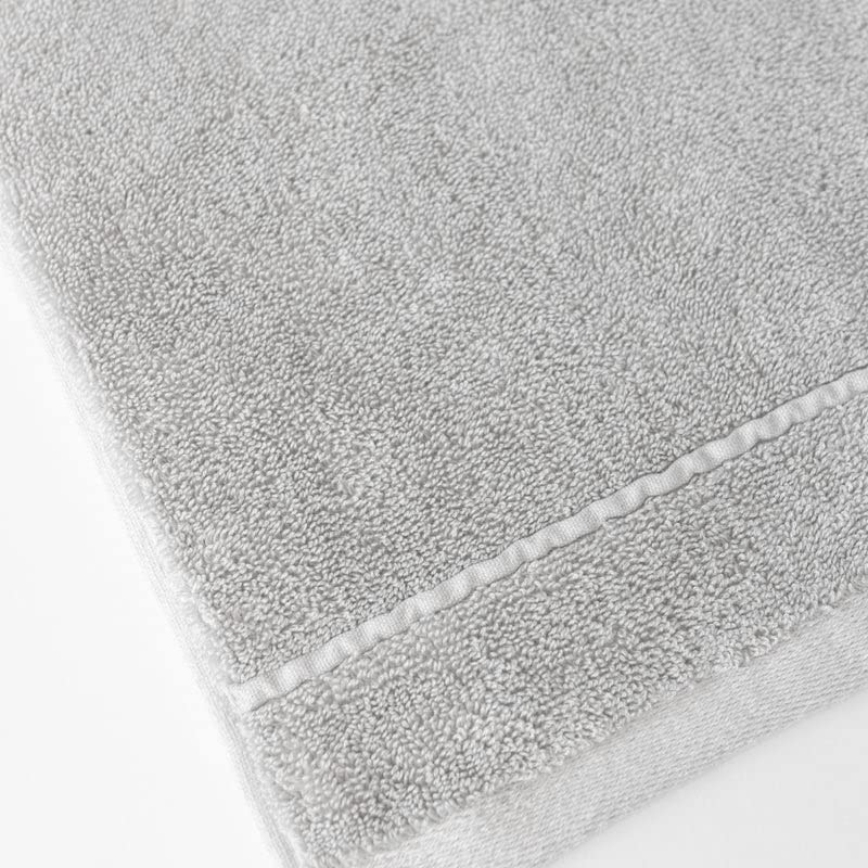 Light Grey Bamboo Cotton Plush Washcloth Set