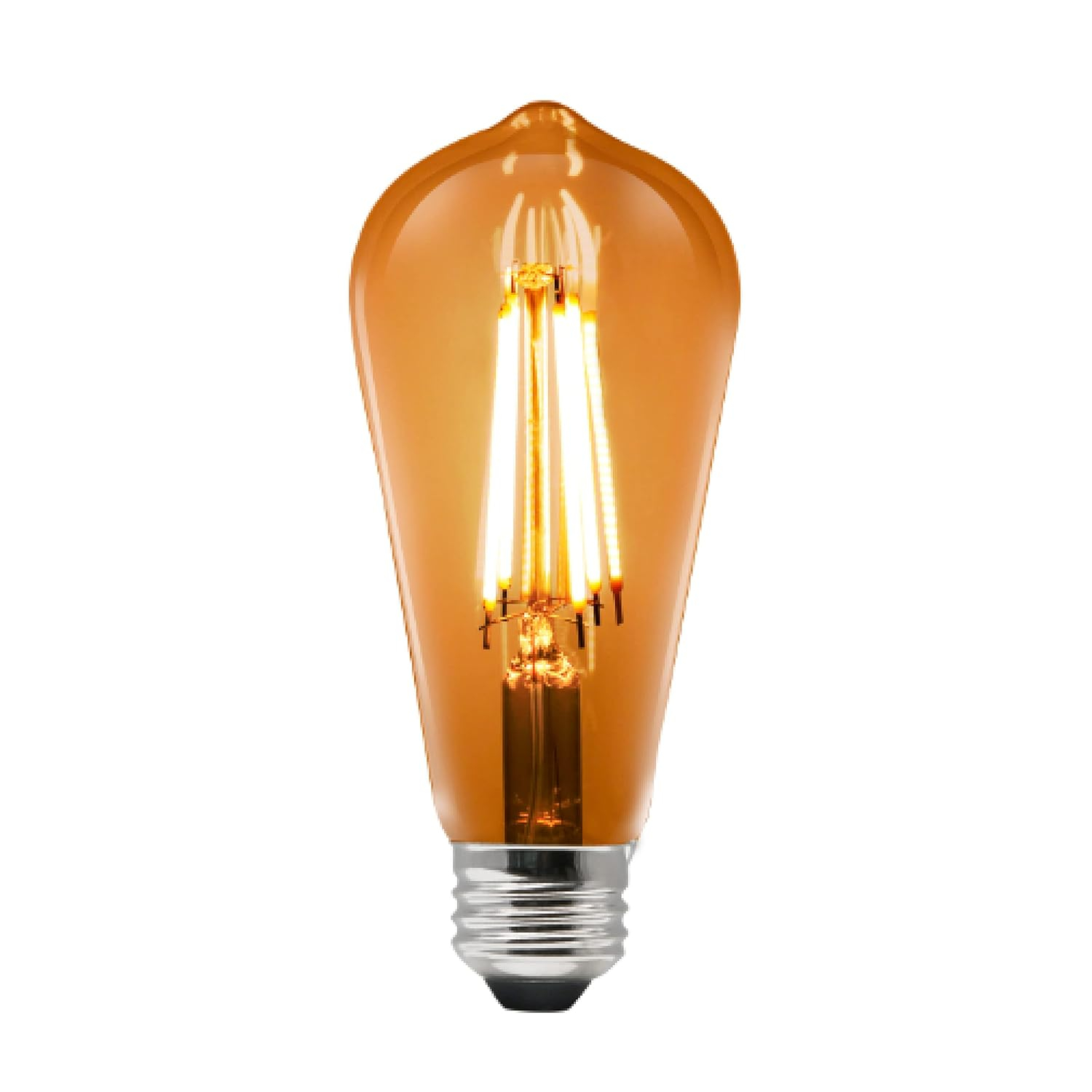 Amber Finish Dimmable LED Smart Bulb with Voice Control