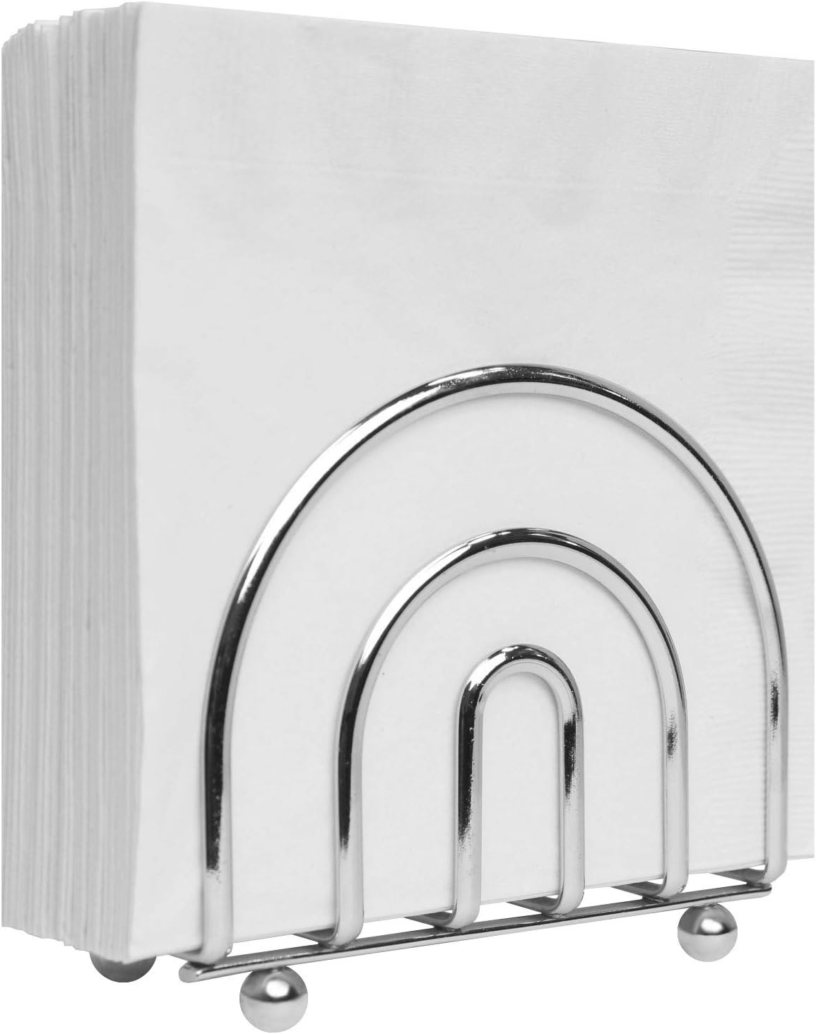 Blue Donuts Chrome Collection Napkin Holder