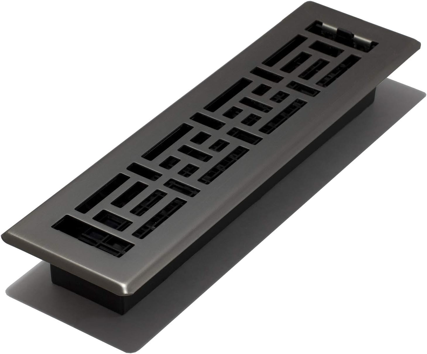 10 in. x 6 in. Oriental Nickel Wall Register