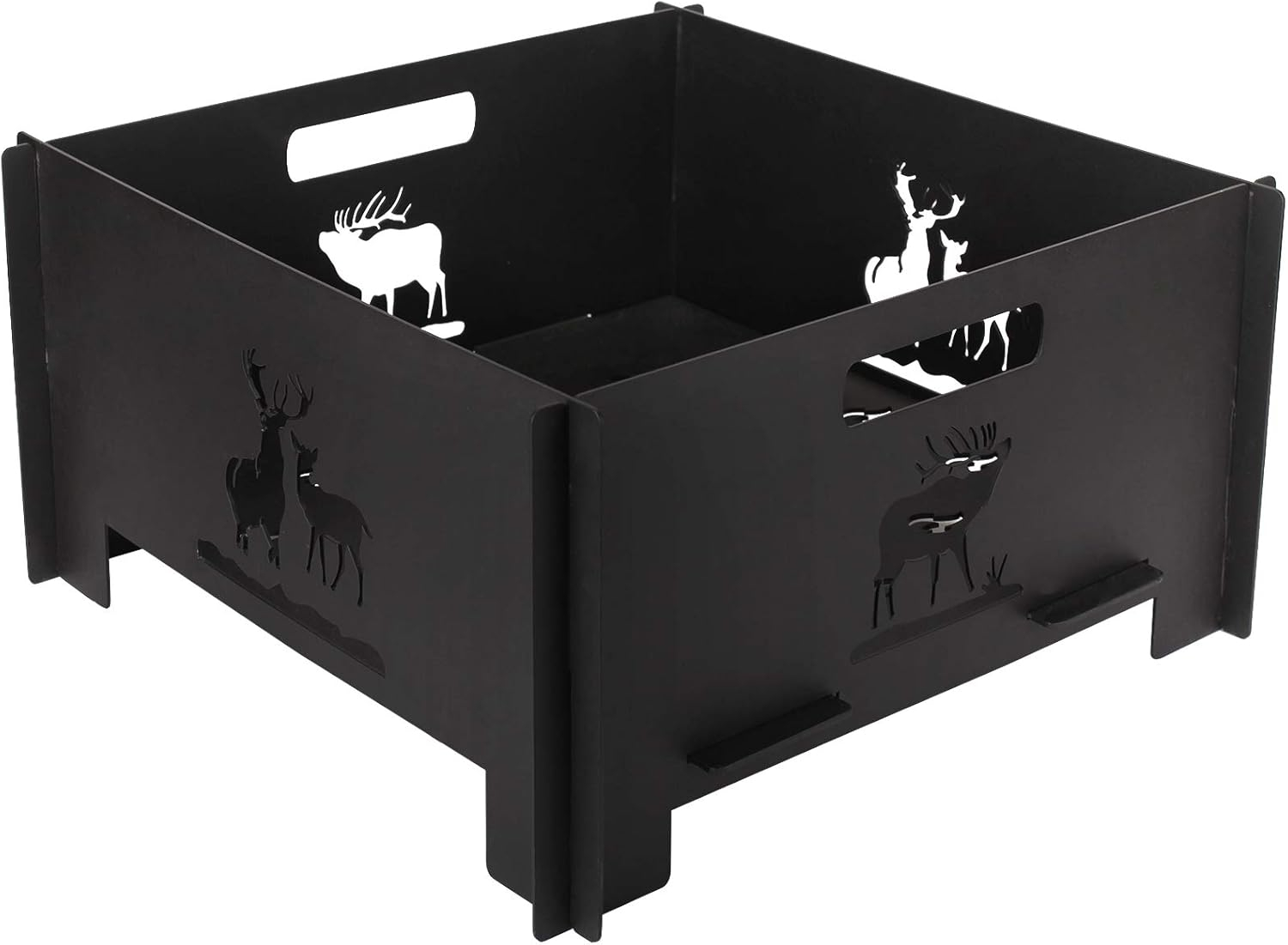 Portable Plug Fire Pit, 15.8 Inch Collapsible Firepits for Outside Wood Burning, Folding Outdoor Indoor Accessories for BBQ Camping Travel or Picnic, Foldable Fire Pits Bonfire of Backyard Patio