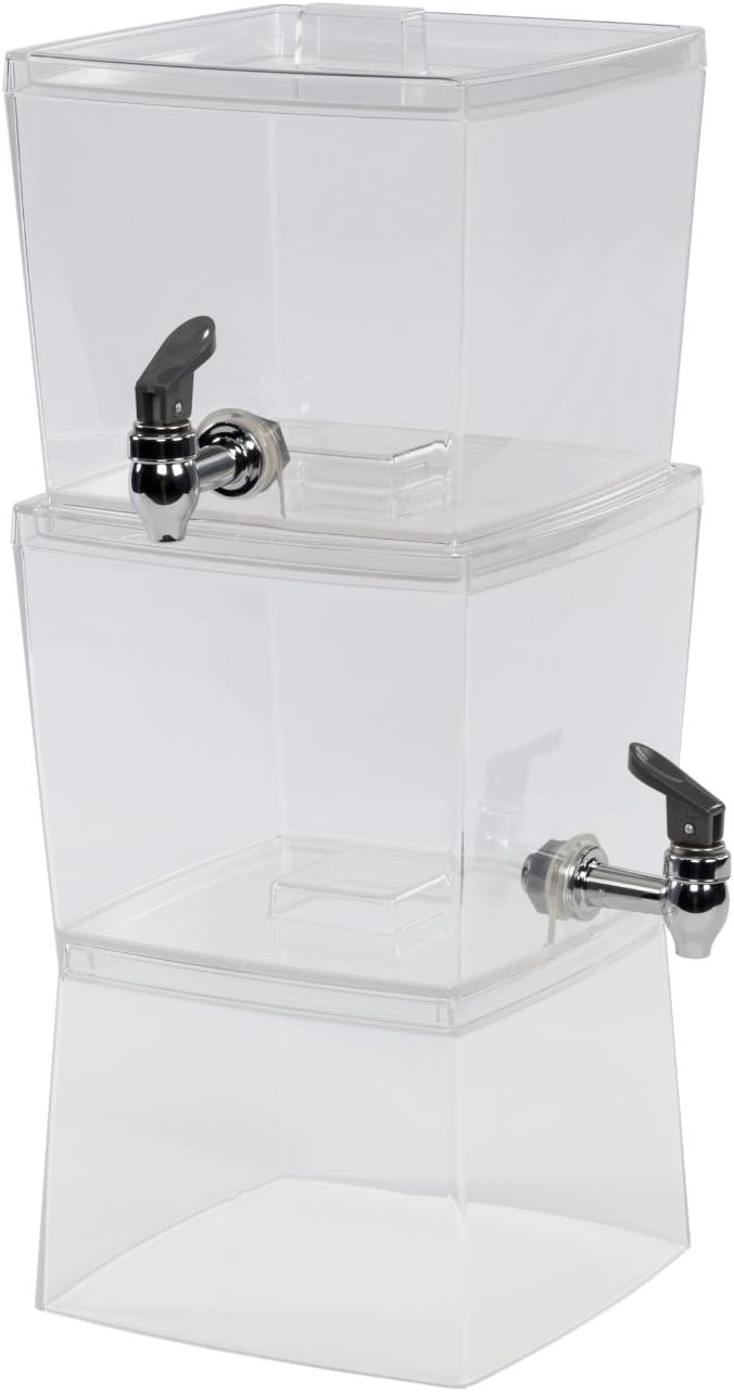 Creatively Designed Products 3 Gallon Clear  Stackable Beverage Dispenser