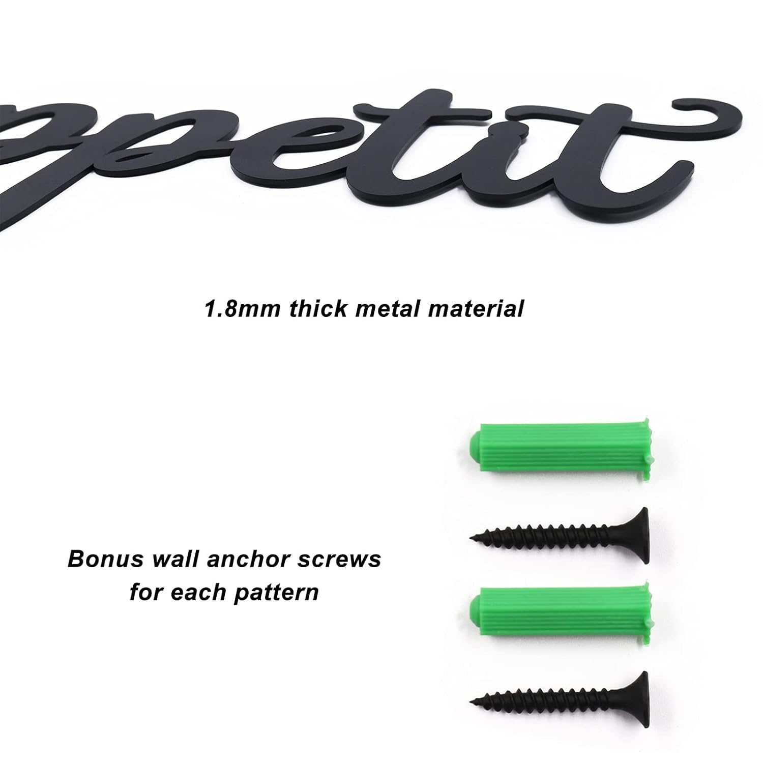 Bon Appetit Wall Décor Bon Appetit Metal Wall Sign Farmhouse Kitchen Wall Art Dining Room Cooking Hanging Signs Housewarming Gift