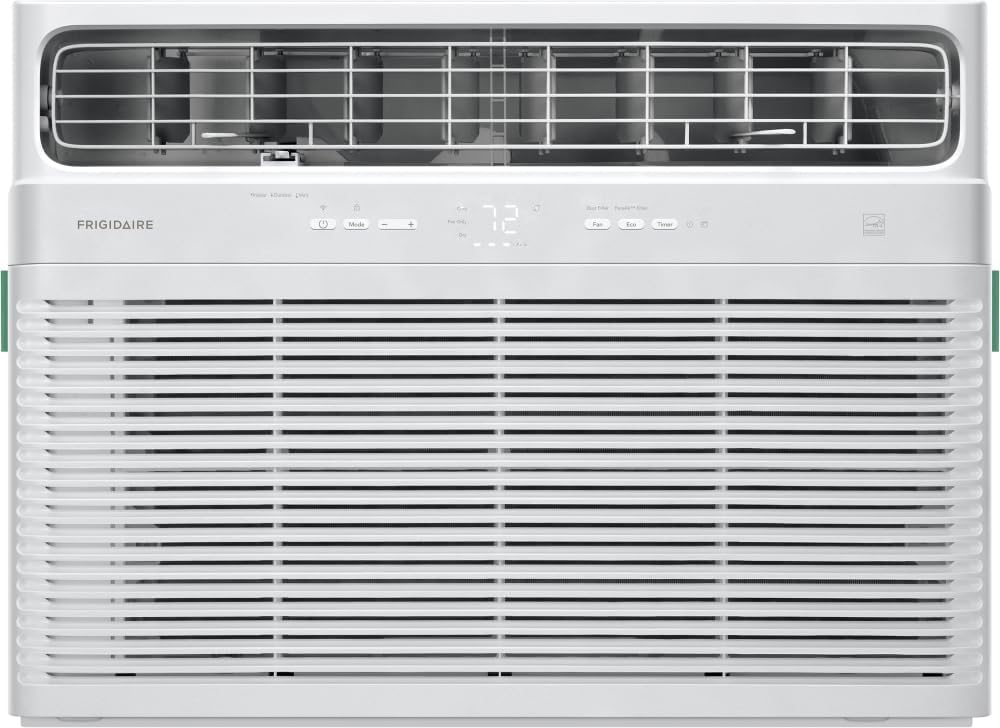 Frigidaire 24,000 BTU Smart Inverter Window Air Conditioner with Wi-Fi and Energy Star Certification, Cools Up to 1,020 Sq. Ft., Ultra Quiet Operation, White