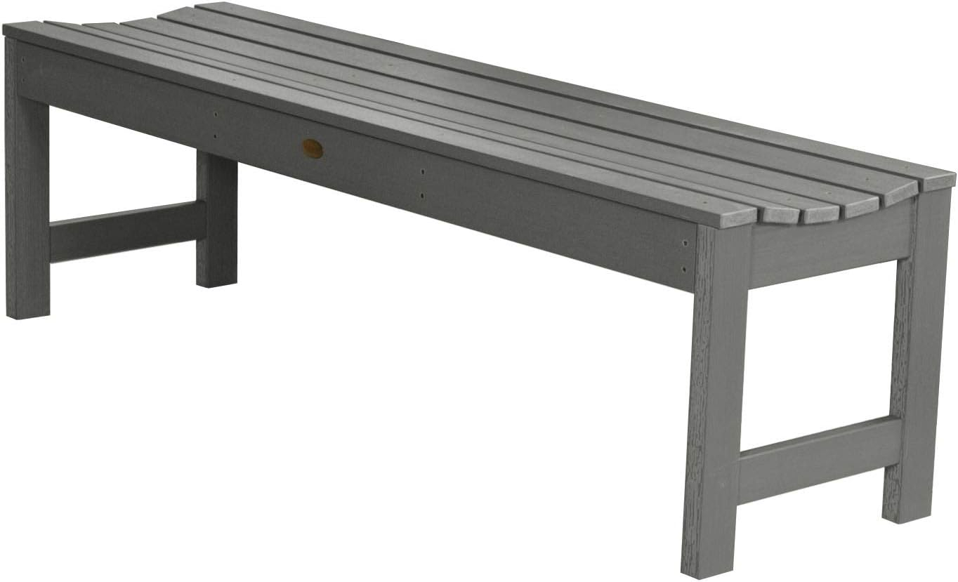 highwoodÂ® Eco-Friendly Recycled Plastic Lehigh Picnic Bench, 5'