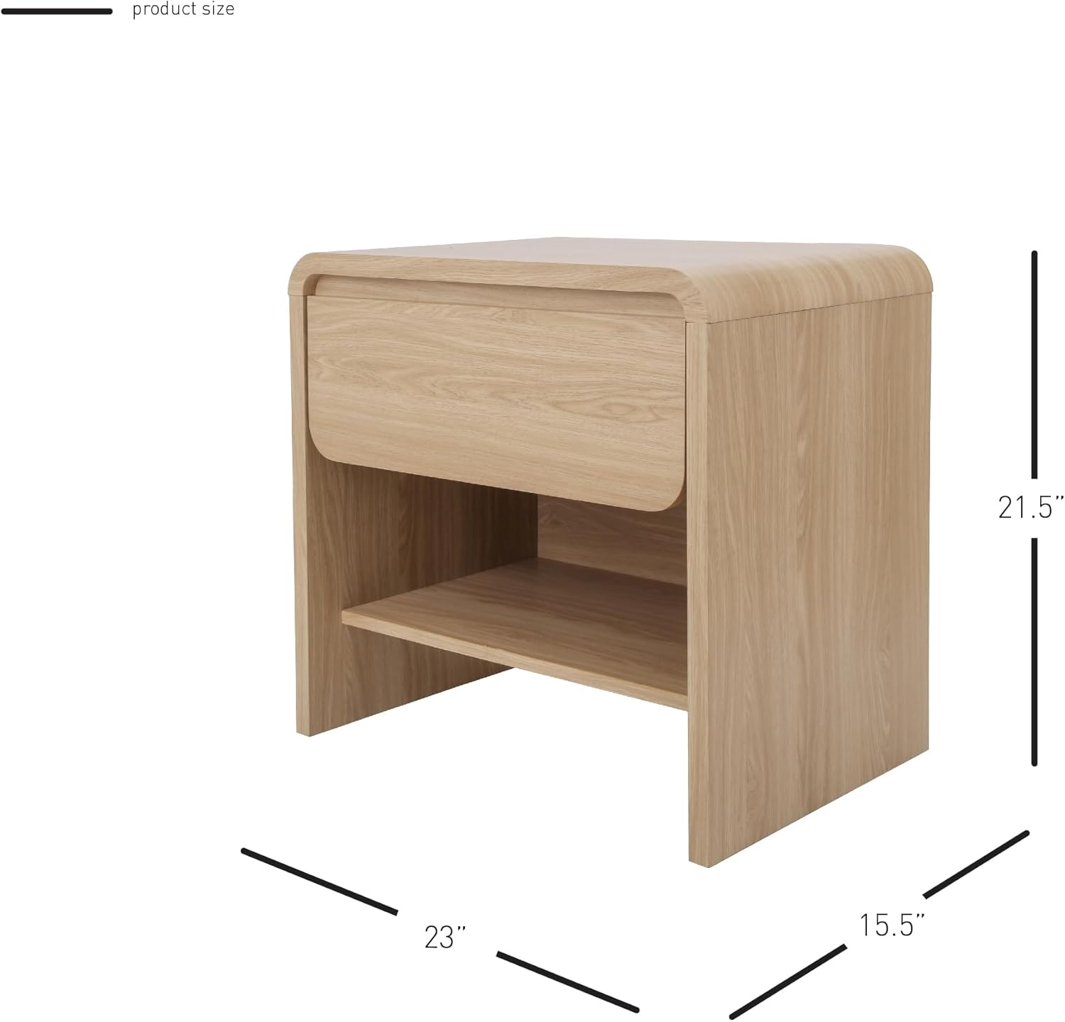 New Pacific Direct Indoor Wood End Table, Brown