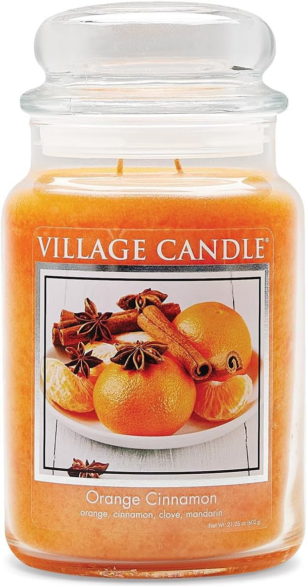 Orange Cinnamon 26 Oz Jars By Village Candles