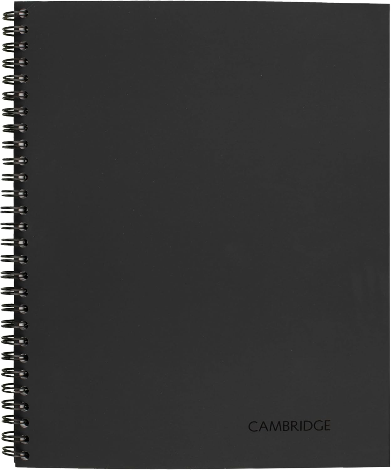 Cambridge Wirebound Business Notebook, Legal Ruled, 8.25" x 11", 80 Sheets, Gray