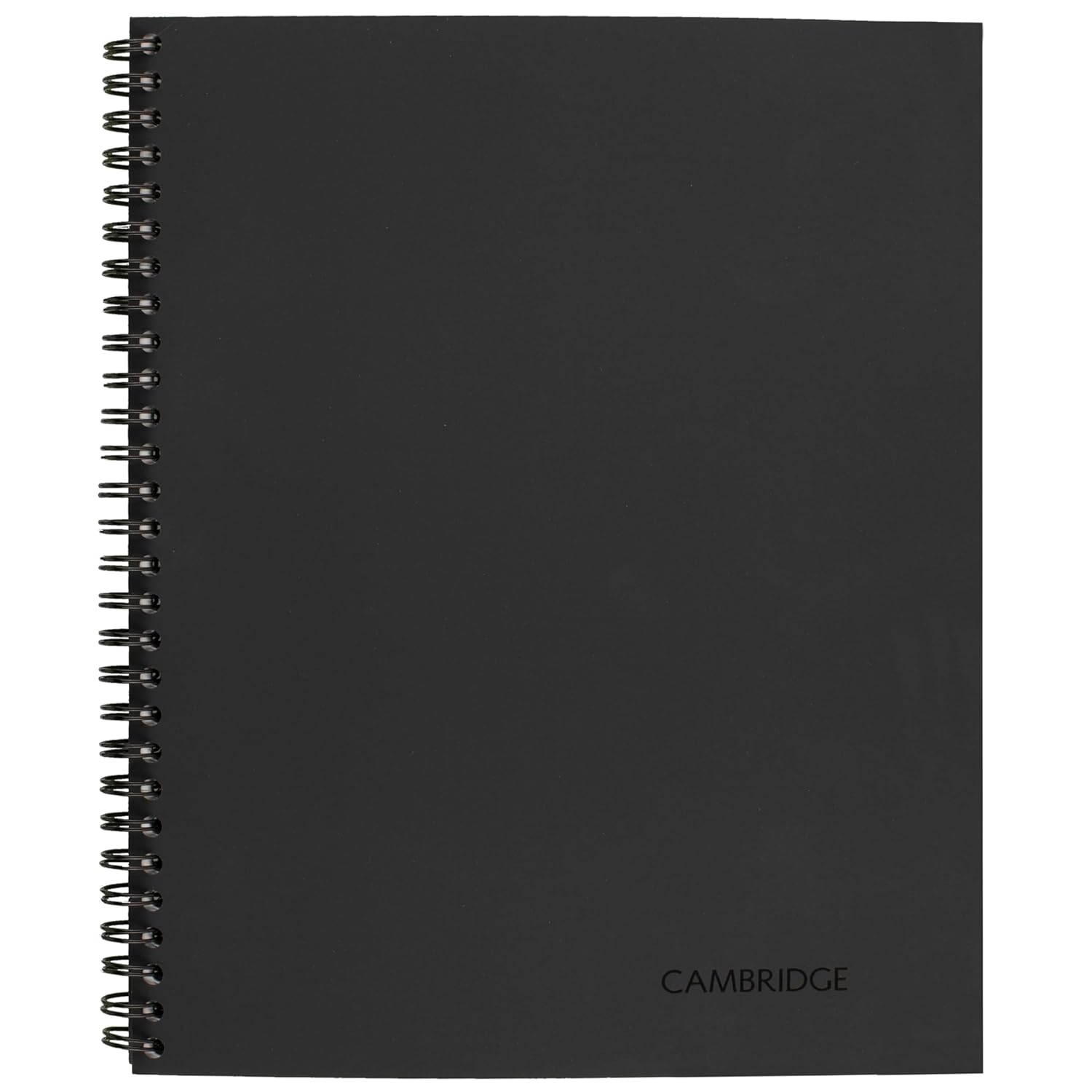 Cambridge Wirebound Business Notebook, Legal Ruled, 8.25" x 11", 80 Sheets, Gray