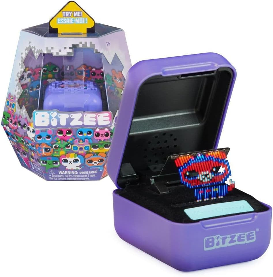 Bitzee Purple Interactive Digital Pet with Full-Color Display