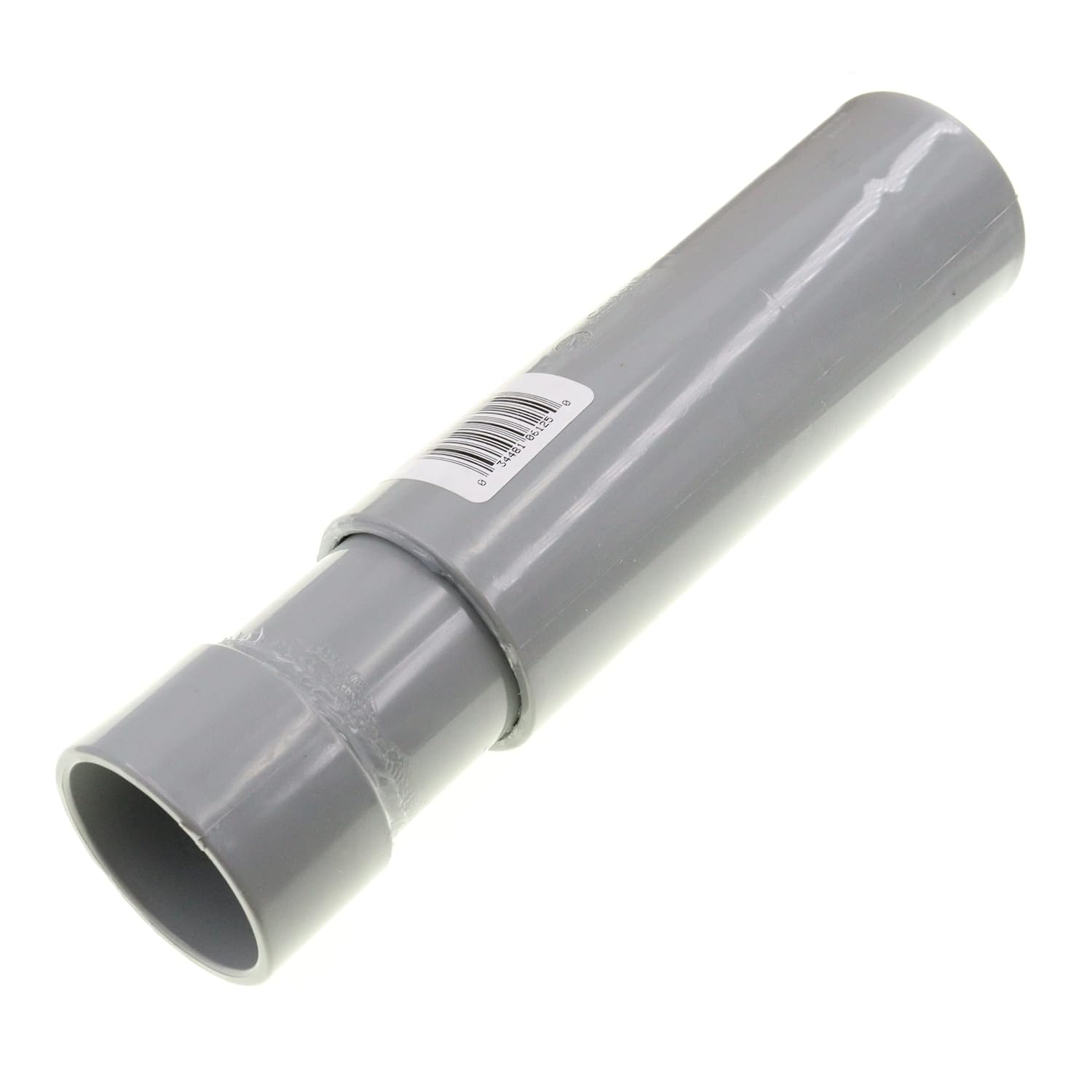 Gray PVC Non-Metallic Electrical Conduit Expansion Coupling 1-1/2 Inch