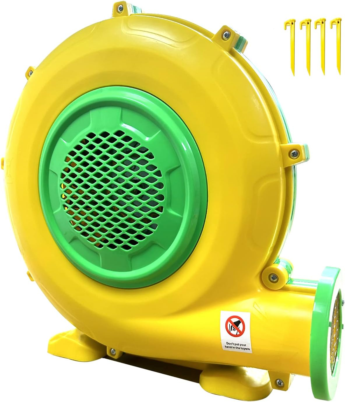 Yellow and Green Lightweight Corded Electric Handheld Air Blower