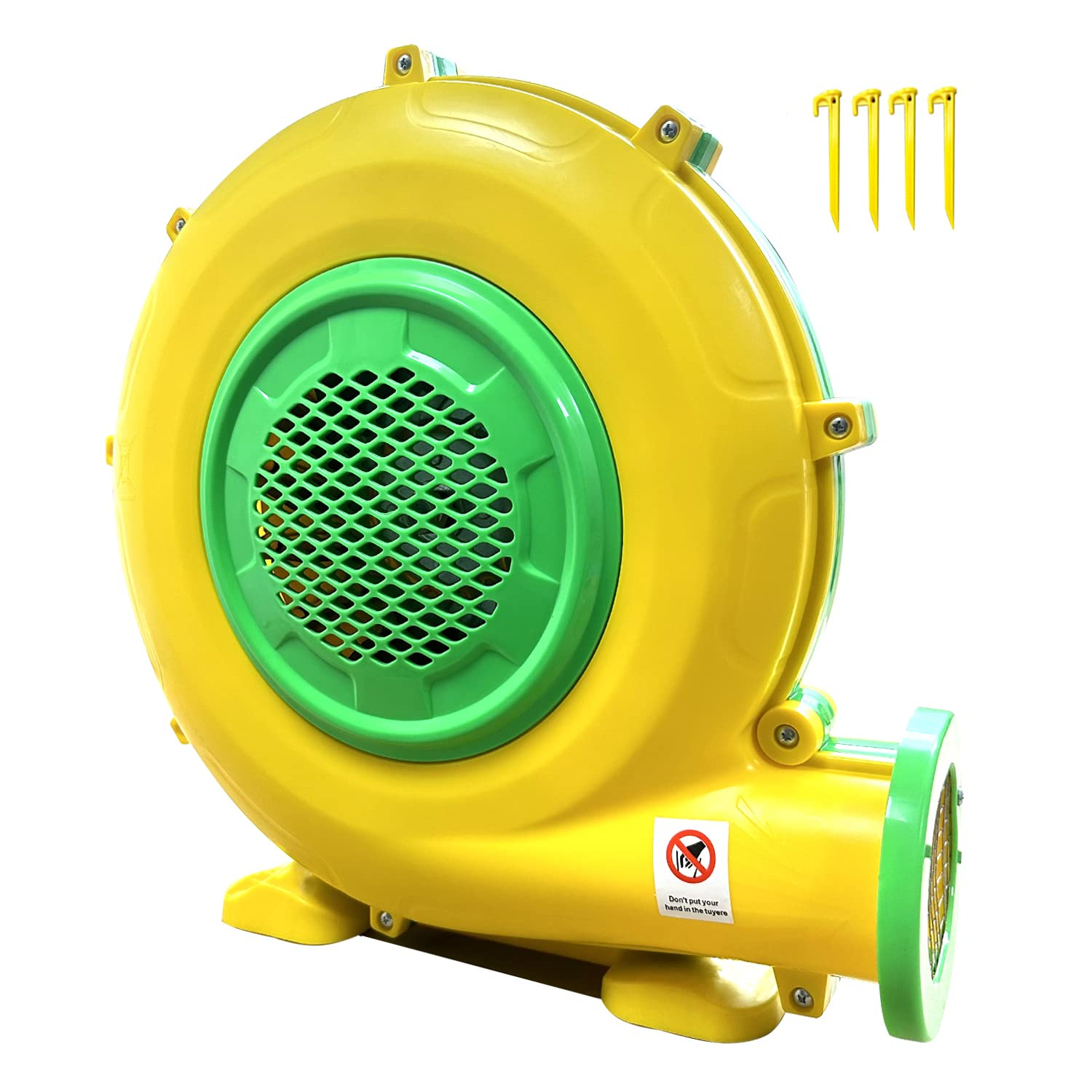 Yellow and Green Lightweight Corded Electric Handheld Air Blower