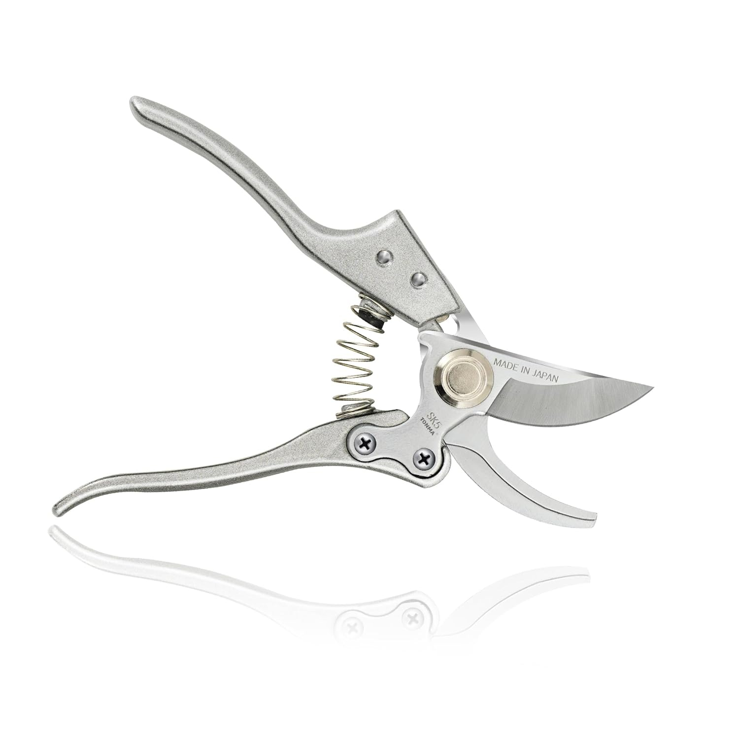 TONMA Pruning Shears for Gardening [Made in Japan] 8 Inch Bypass Garden Scissors Secateurs, Premium Japanese Gardening Tools Hand Pruner Clippers with Ergonomic Handle
