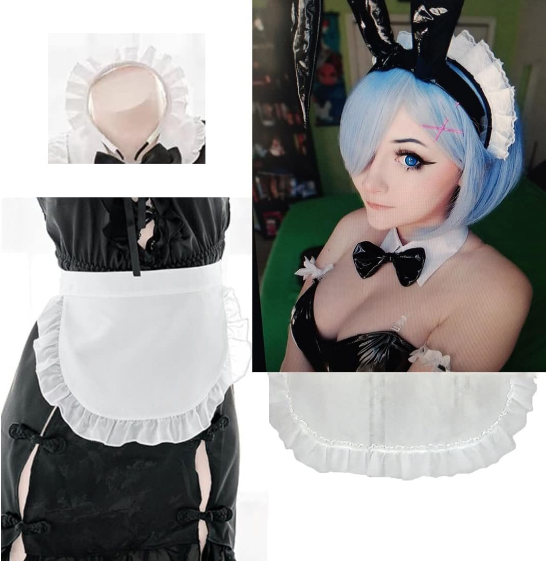 Victorian Women's Maid Cosplay Apron French Housekeeper Apron