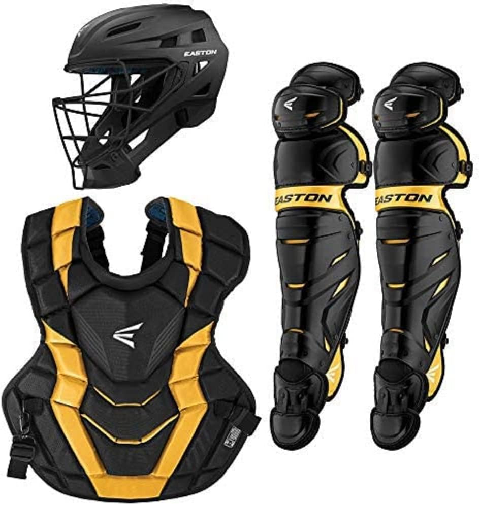 Easton Elite X Baseball Intermediate Catcher's Box Set | Purple | INTERMEDIATE