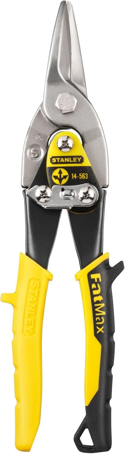 STANLEY - Yellow Aviation Snips Straight Cut 250mm (10in)