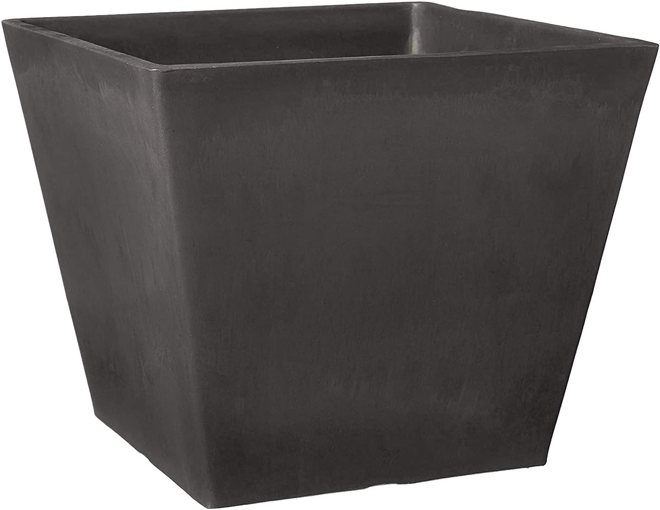 Arcadia Garden Products 12x12x10" PSW Simplicity Square Planter, Chocolate