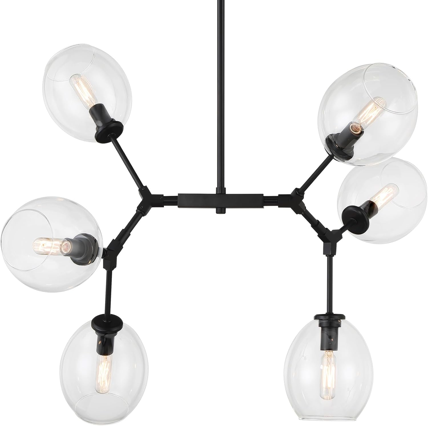 George Kovacs Lighting Nexpo 1 - Light Chandelier in  Matte Black