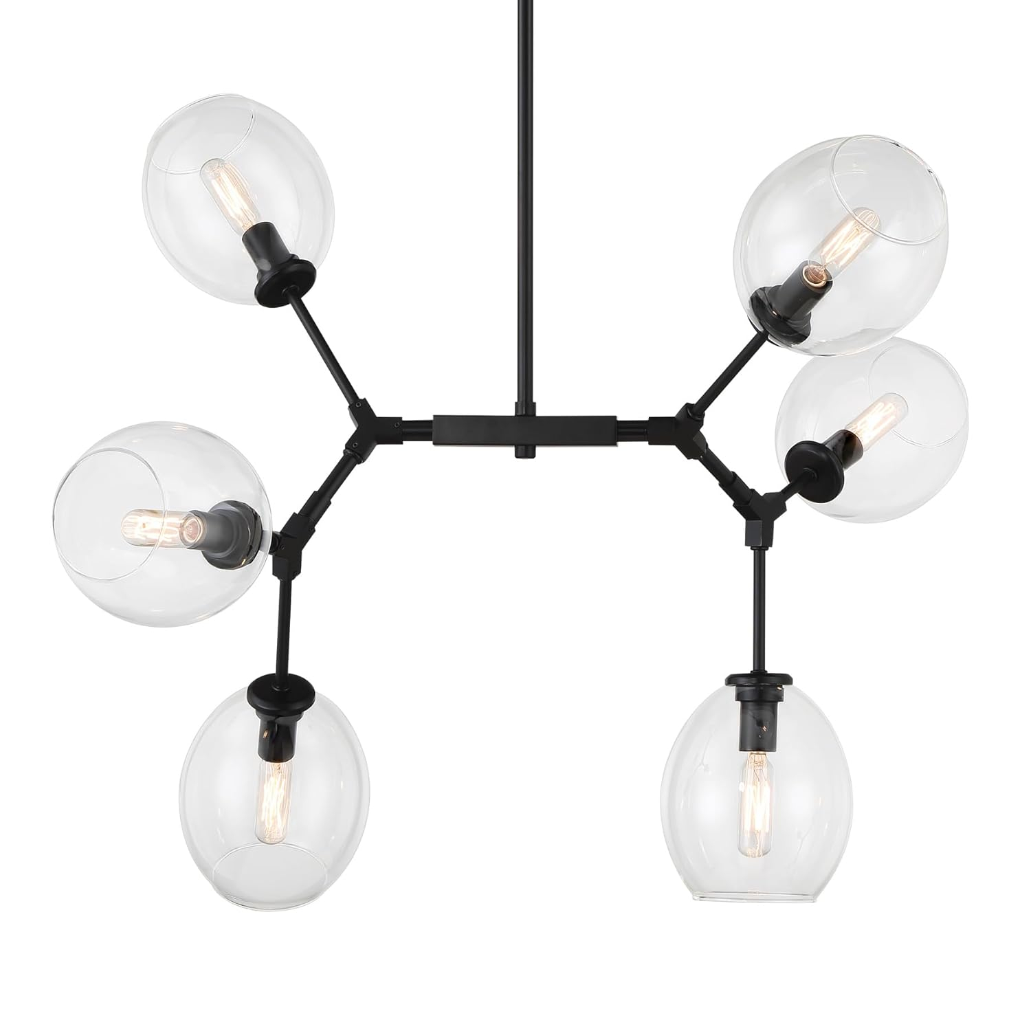 George Kovacs Lighting Nexpo 1 - Light Chandelier in  Matte Black