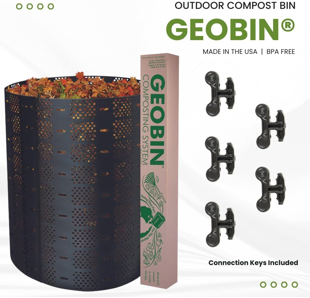 Presto Products Geobin Compost Bin - 246 Gallon, Expandable, Easy Assembly, Made in The USA, Outdoor & Backyard Composter