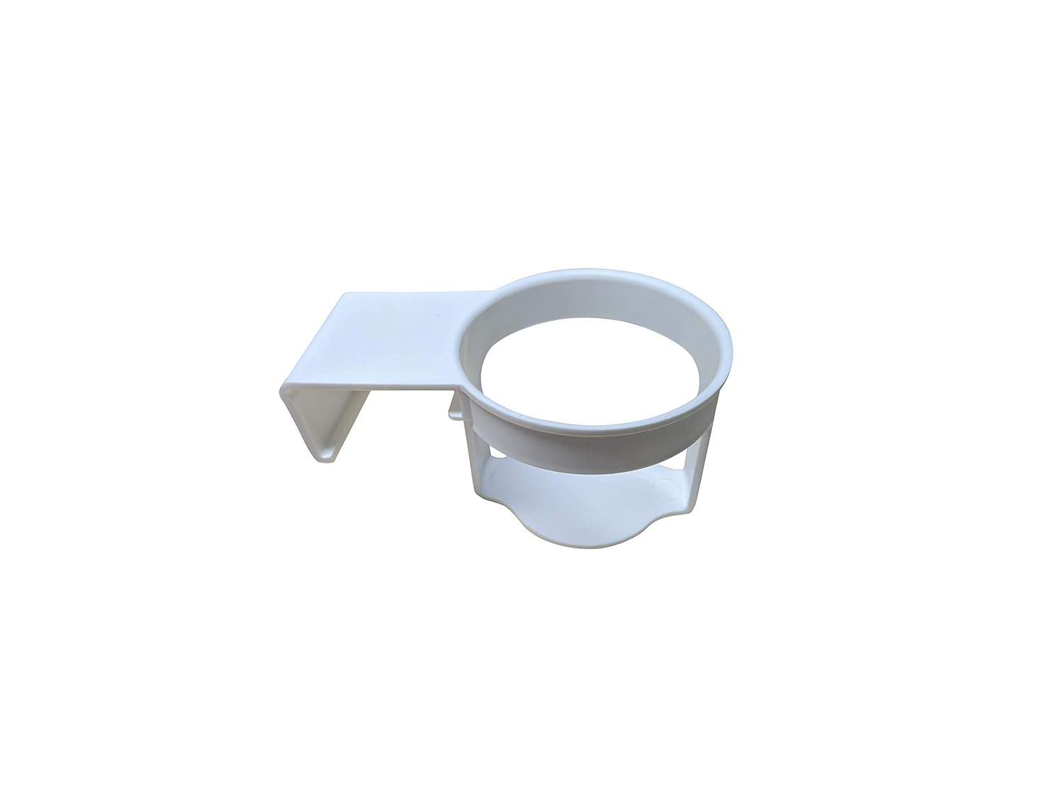 Lawn Chair USA White Cup Holder Attachment Enhance Your Outdoor Relaxation Experience