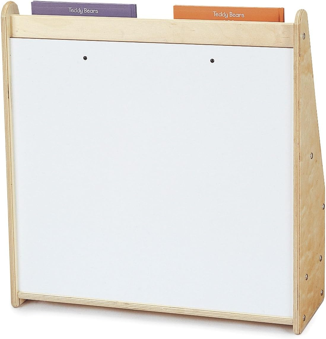 Birch Plywood Toddler Book Stand with Storage