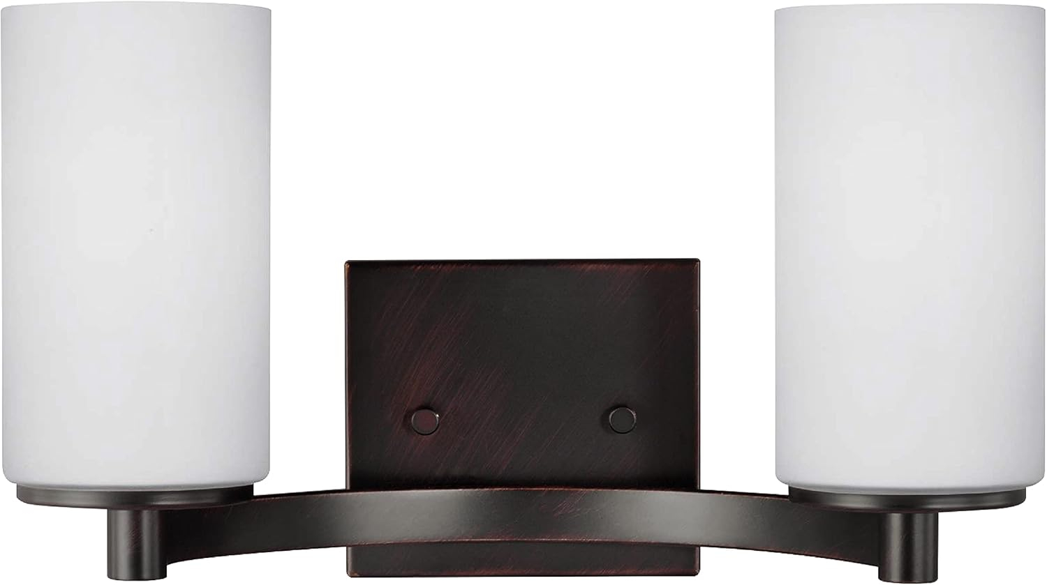 Generation Lighting 4439102EN3-710 Hettinger Two - Light Wall/Bath Vanity Style Fixture, Bronze