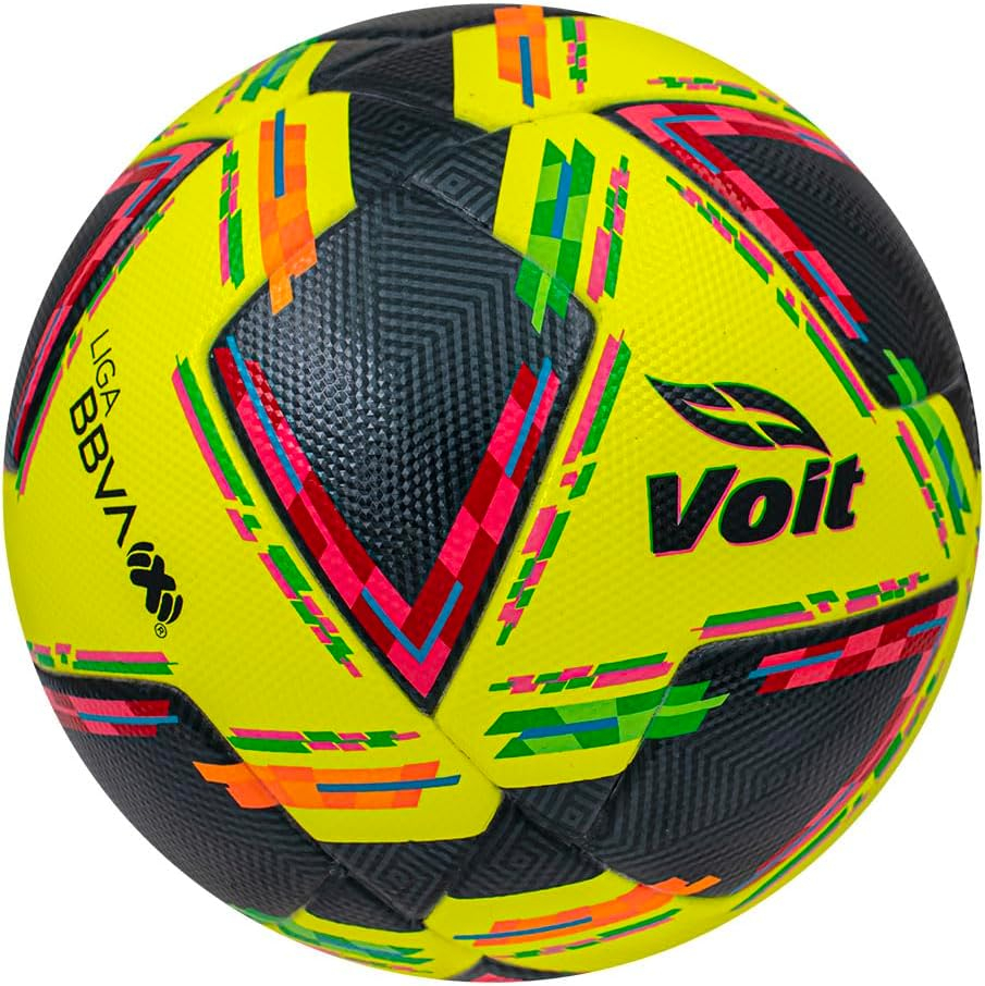 Voit Yellow and Black Size 5 Professional Soccer Ball