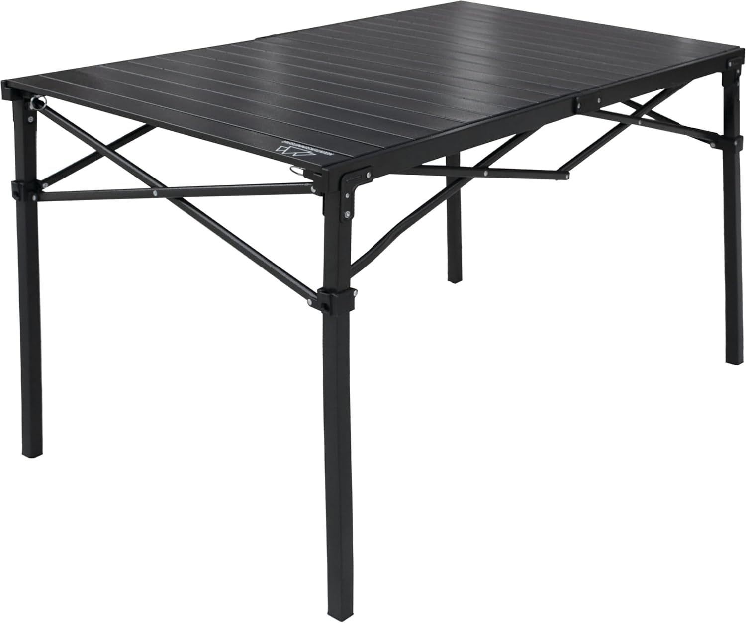 Mountain Summit Gear Heavy-Duty Roll-Top Table, Large, Aluminum