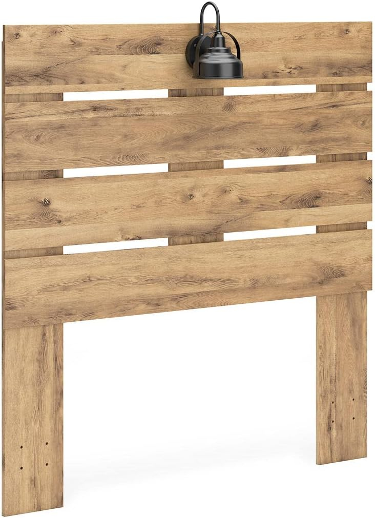 Signature Design by Ashley Casual Larstin Full Panel Headboard  Tan Brown