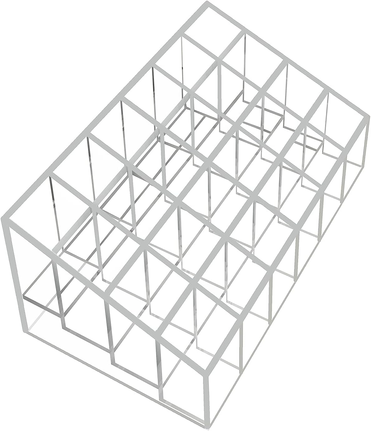 XINGLIAN 24 Slot Clear Lipstick Holder - Lipstick Organizer for Bottles