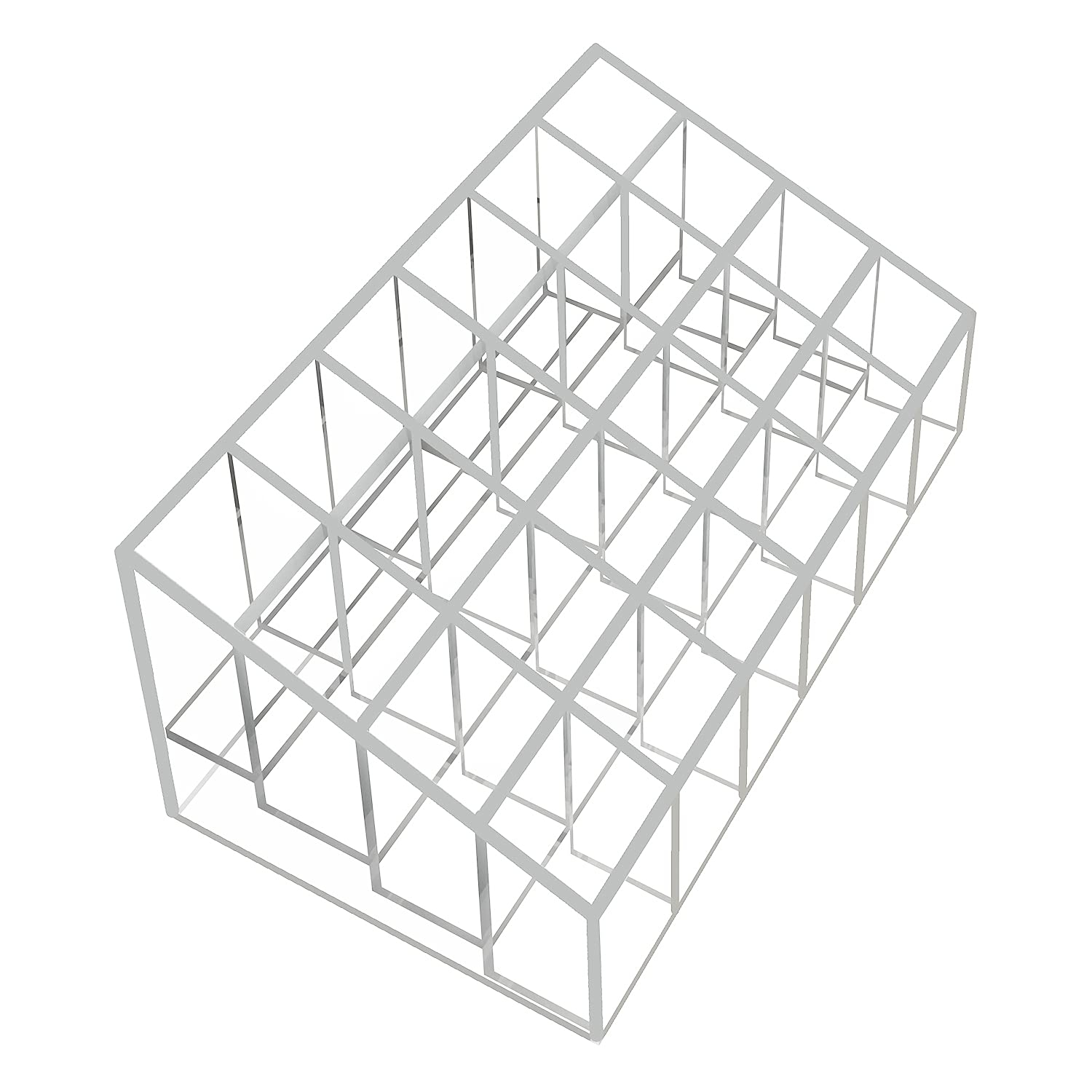 XINGLIAN 24 Slot Clear Lipstick Holder - Lipstick Organizer for Bottles