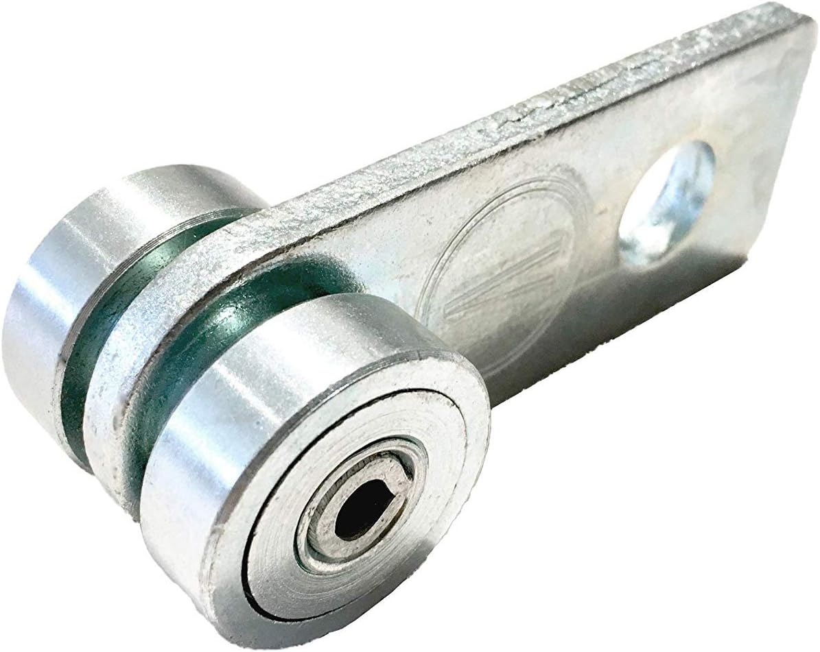 ANDUSTRIAL- 2 Bearing Trolley Assembly Roller - Silver Finish: Electro-Galvanized Zinc - Fits 1-5/8" Wide and All Taller Strut Channels - Design Load: 437 Lbs - 1 Pc