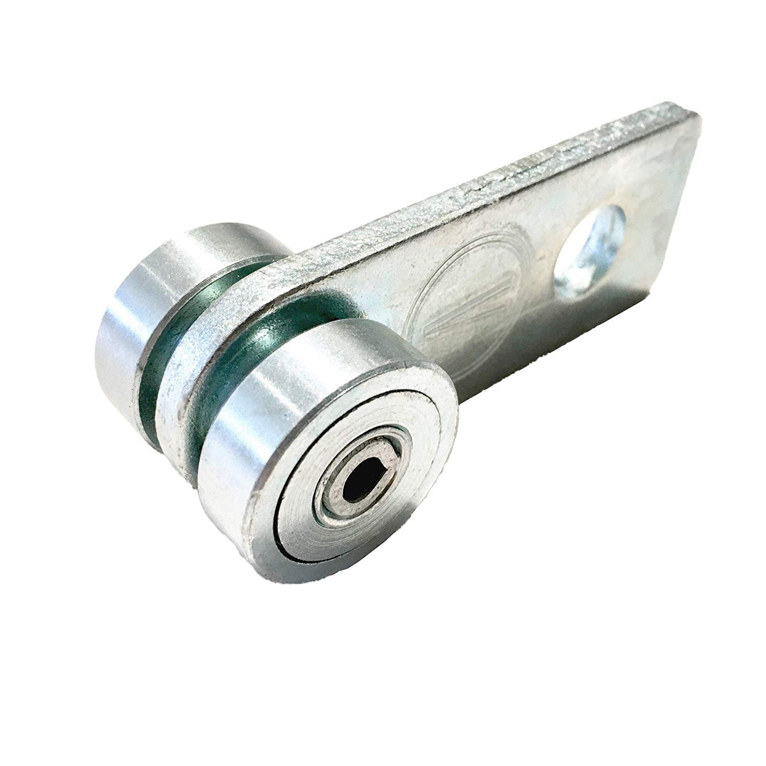 ANDUSTRIAL- 2 Bearing Trolley Assembly Roller - Silver Finish: Electro-Galvanized Zinc - Fits 1-5/8" Wide and All Taller Strut Channels - Design Load: 437 Lbs - 1 Pc