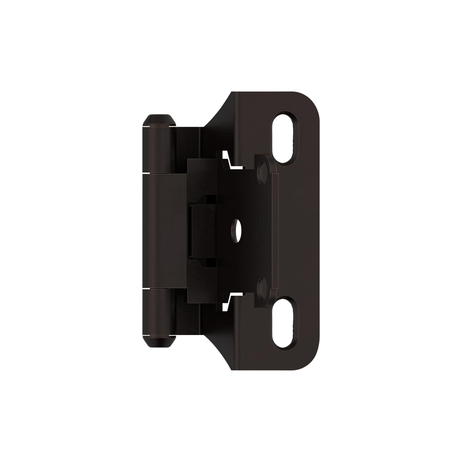Oil-Rubbed Bronze Self-Closing Partial Wrap Cabinet Hinge