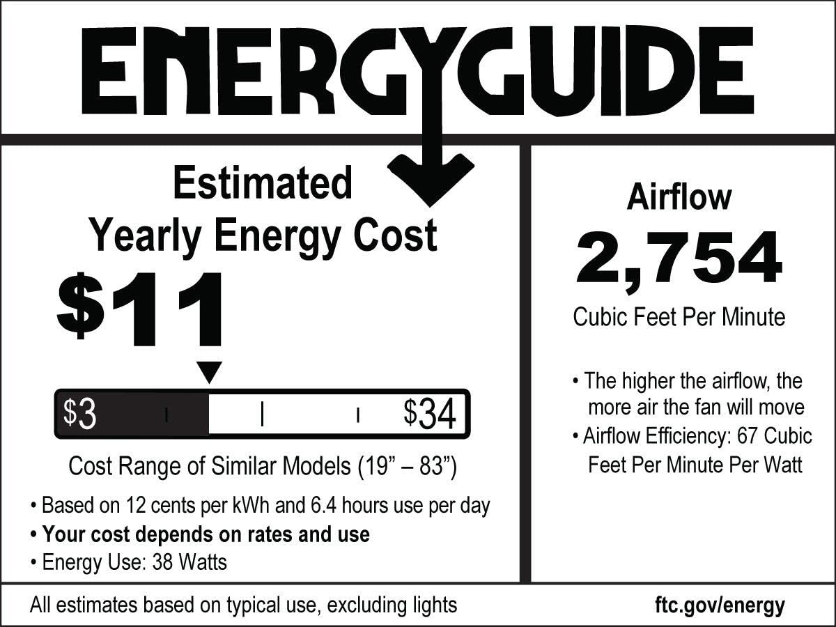 Espresso 52-Inch LED Ceiling Fan with Remote and Light Kit