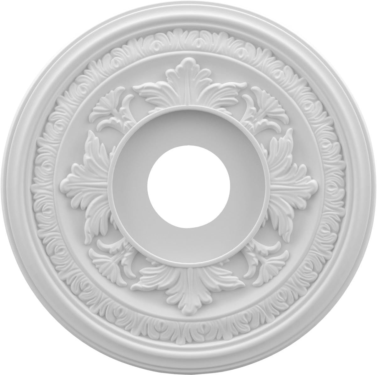 16"OD x 3 1/2"ID x 1"P Baltimore Thermoformed PVC Ceiling Medallion (Fits Canopies up to 6 1/2")