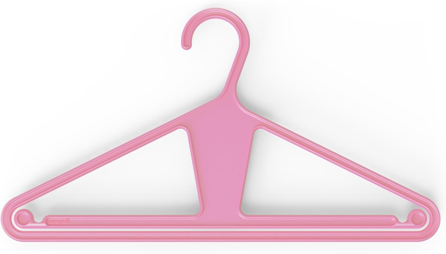 Kangaroo™ 100% Recycled High-Strength Clothing Hanger, Pants, Shirt, Jacket - Patented (Pinkity 30-Pack)