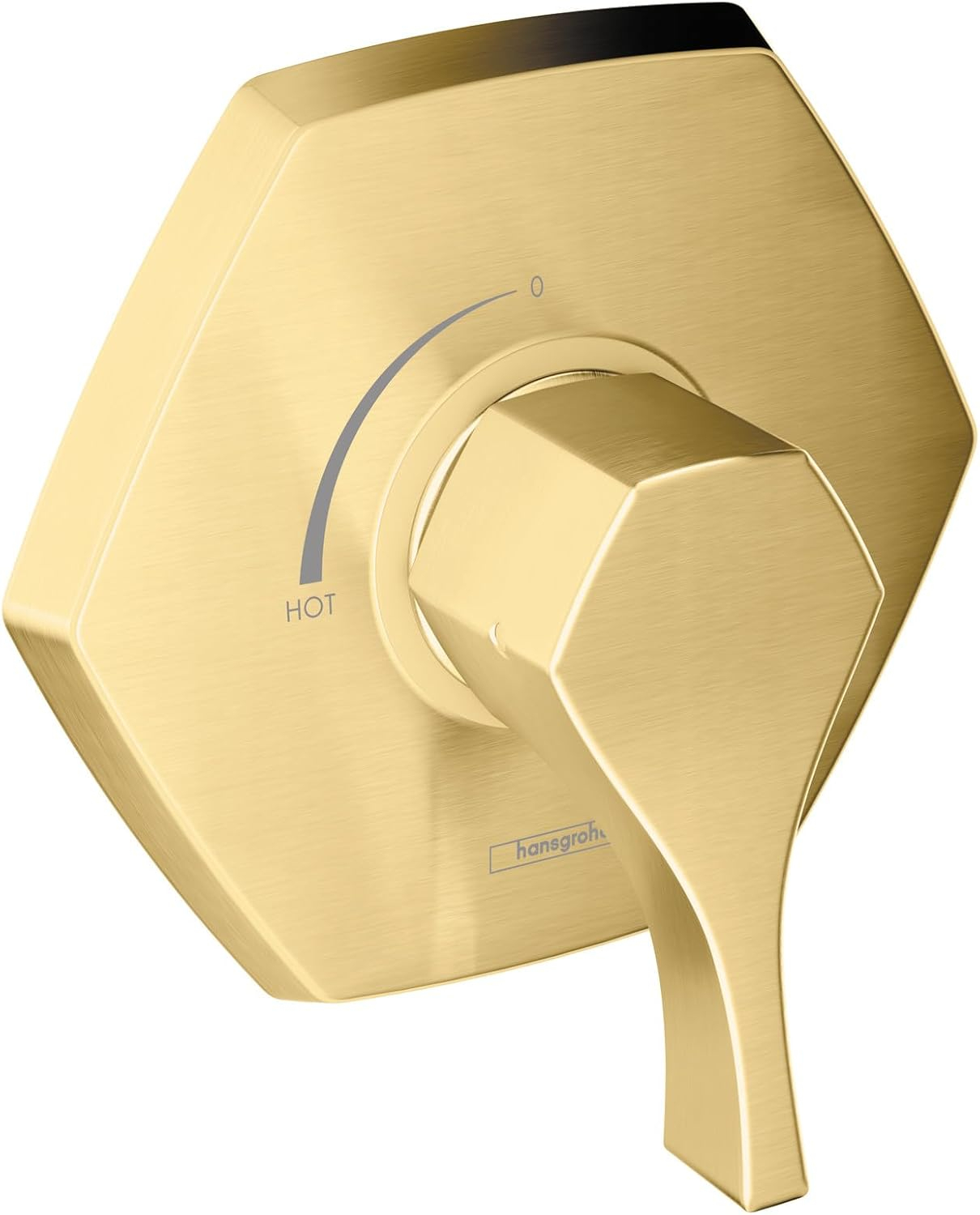Hansgrohe Locarno Transitional 1-Handle 7-Inch Wide Pressure/ Shower Balance Valve Trim Only In Matte Black, 04822670