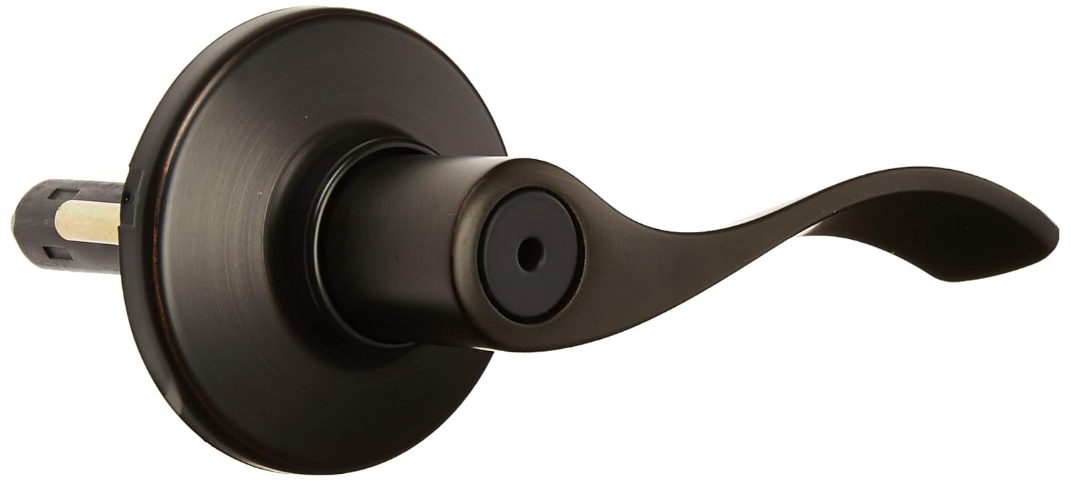 Kwikset 93001-883 Balboa Bed/Bath Lever, Venetian Bronze - Quantity 1